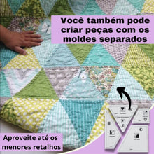 Carregar imagem no visualizador da galeria, Jogo de Moldes Criativos para Corte Patchwork