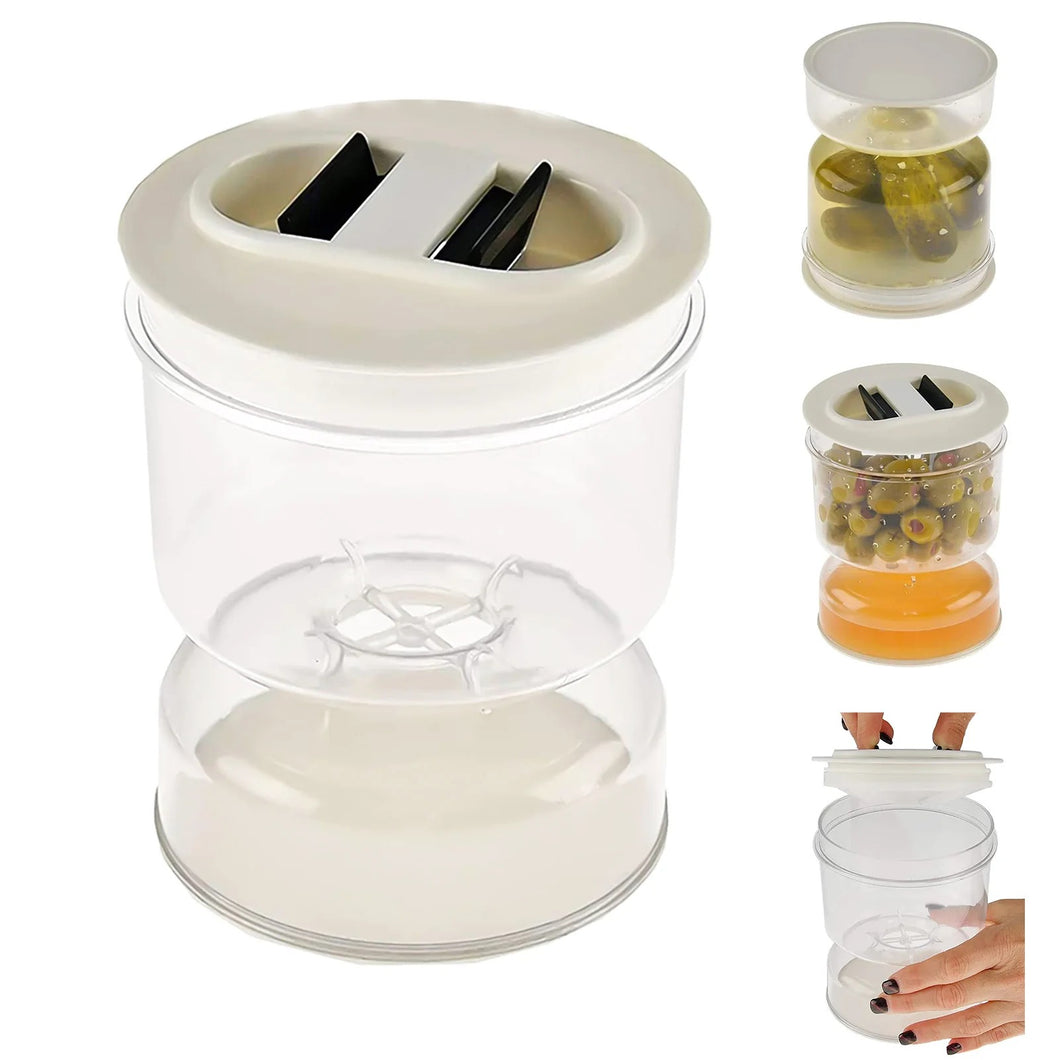 Pote Ampulheta Hermético Para Alimentos Em Conserva