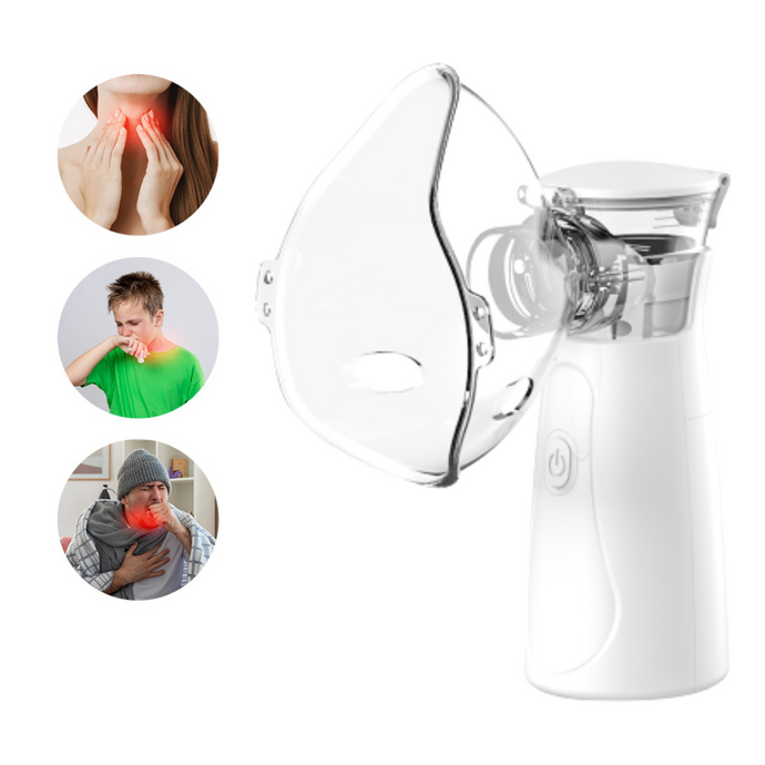 Inalador Nebulizador Portátil para Adultos e Crianças