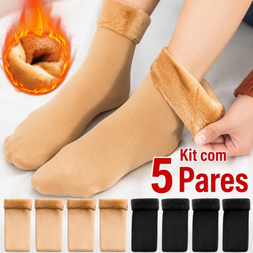 Kit Pé Quentinho™ Feminino - A solução para pés gelados no inverno