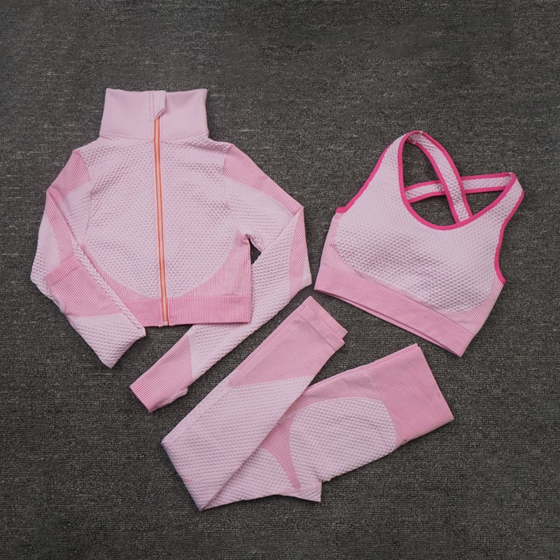 Conjunto de Yoga Esportes 3 Peças